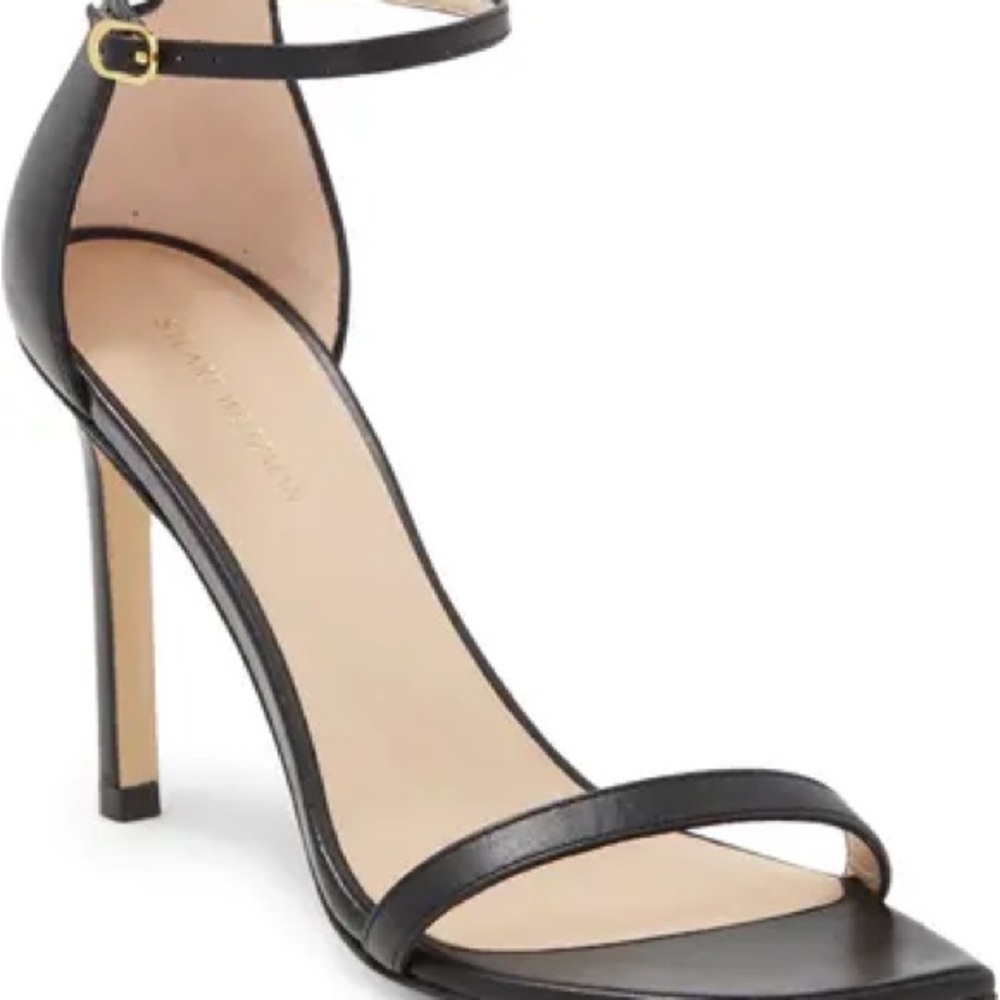 Stuart Weitzman Amelina leather ankle-strap sandals